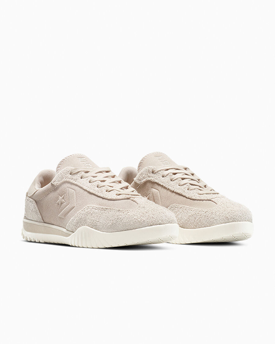 Suede Low Top Sneaker - Papyrus - Papyrus/Papyrus/Egret