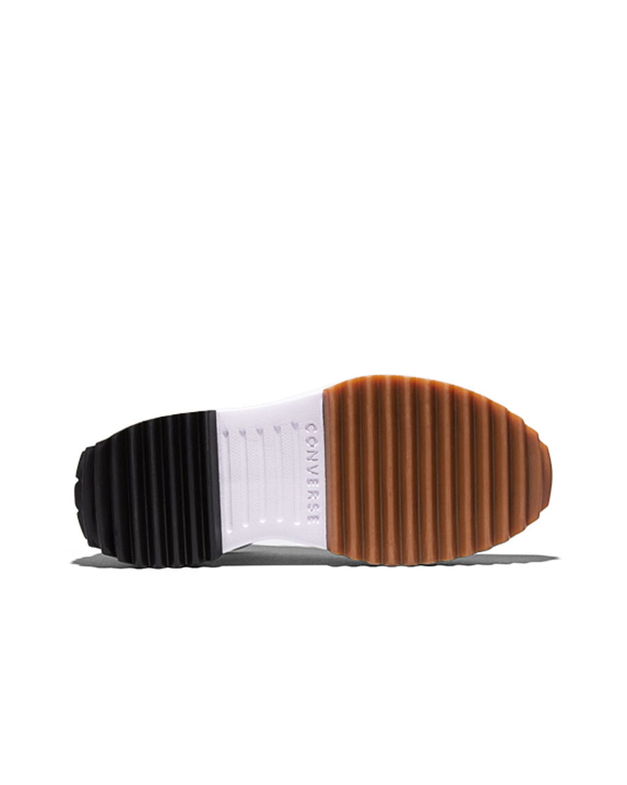 Canvas Platform Low Top Sneaker - Black - White/Black/Gum