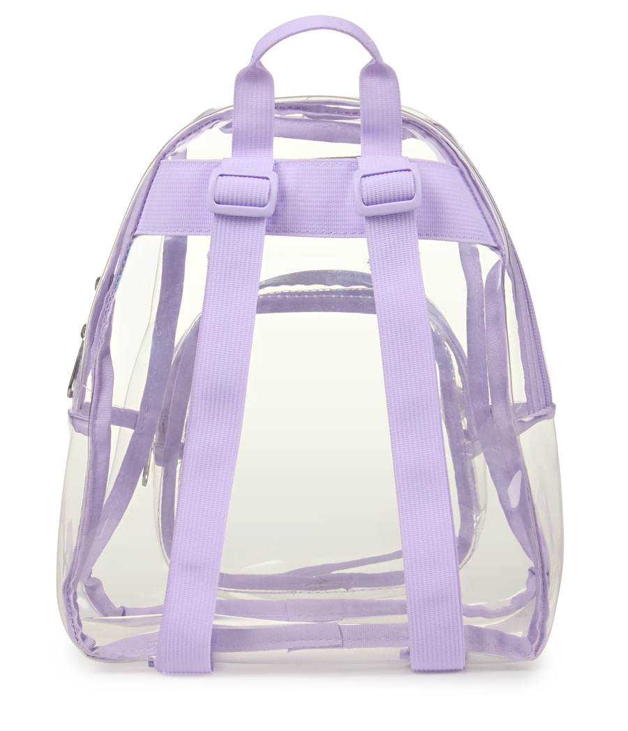 Clear Mini Backpack - Citron Lime