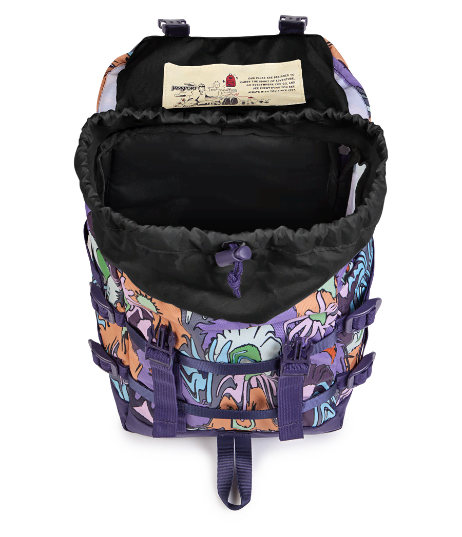 Recycled Nylon Mini Backpack - Smokey Grit