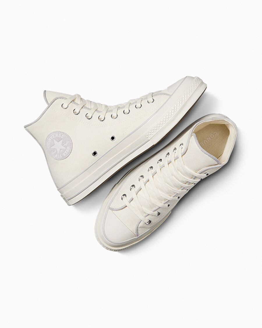 Canvas And Cotton High-Top Sneaker