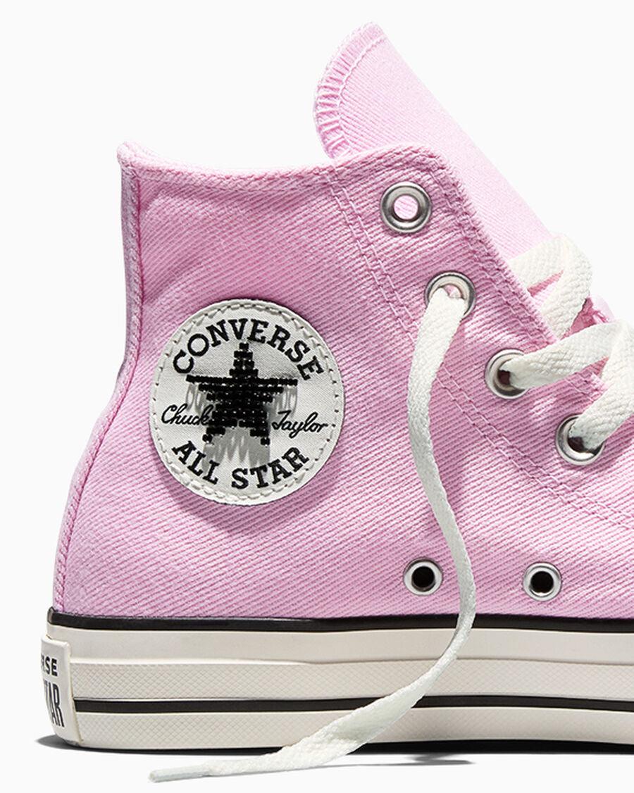Women's Beaded Floral High Top Sneaker
