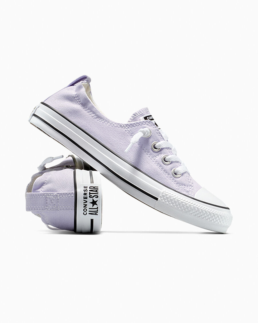 Canvas Slip-On Low Top Sneaker - Black - Pale Amethyst/White/Black