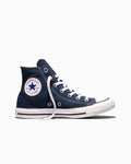 Canvas High-Top Sneaker - Multiple Colors - Navy