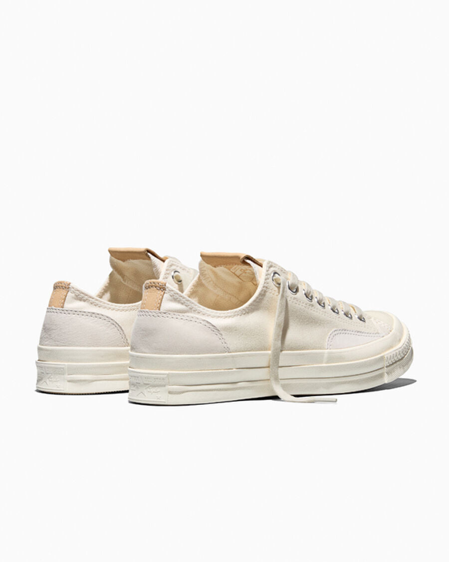 Canvas And Suede Low-Top Sneaker
