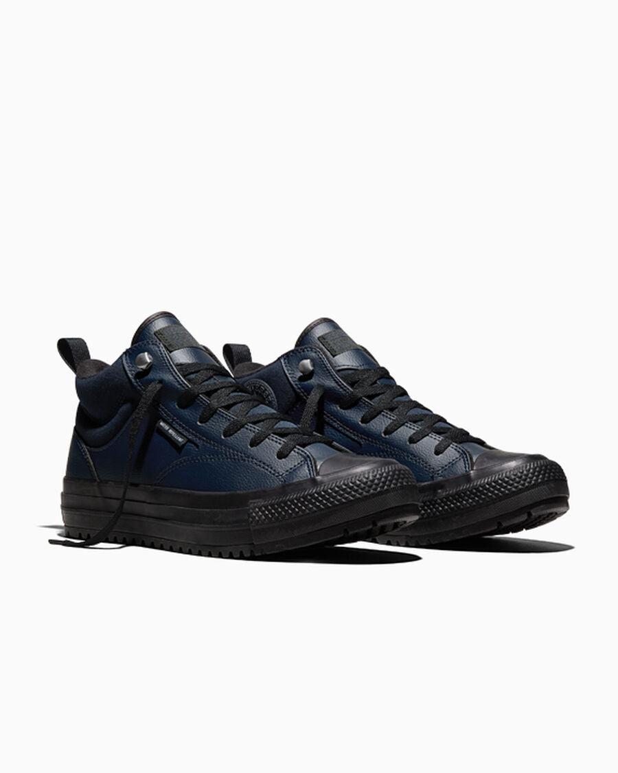 Water-Repellent Mid-Top Boot - Obsidian/Black/Black