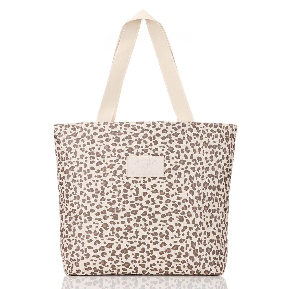 Nylon Travel Tote - Leopard Print