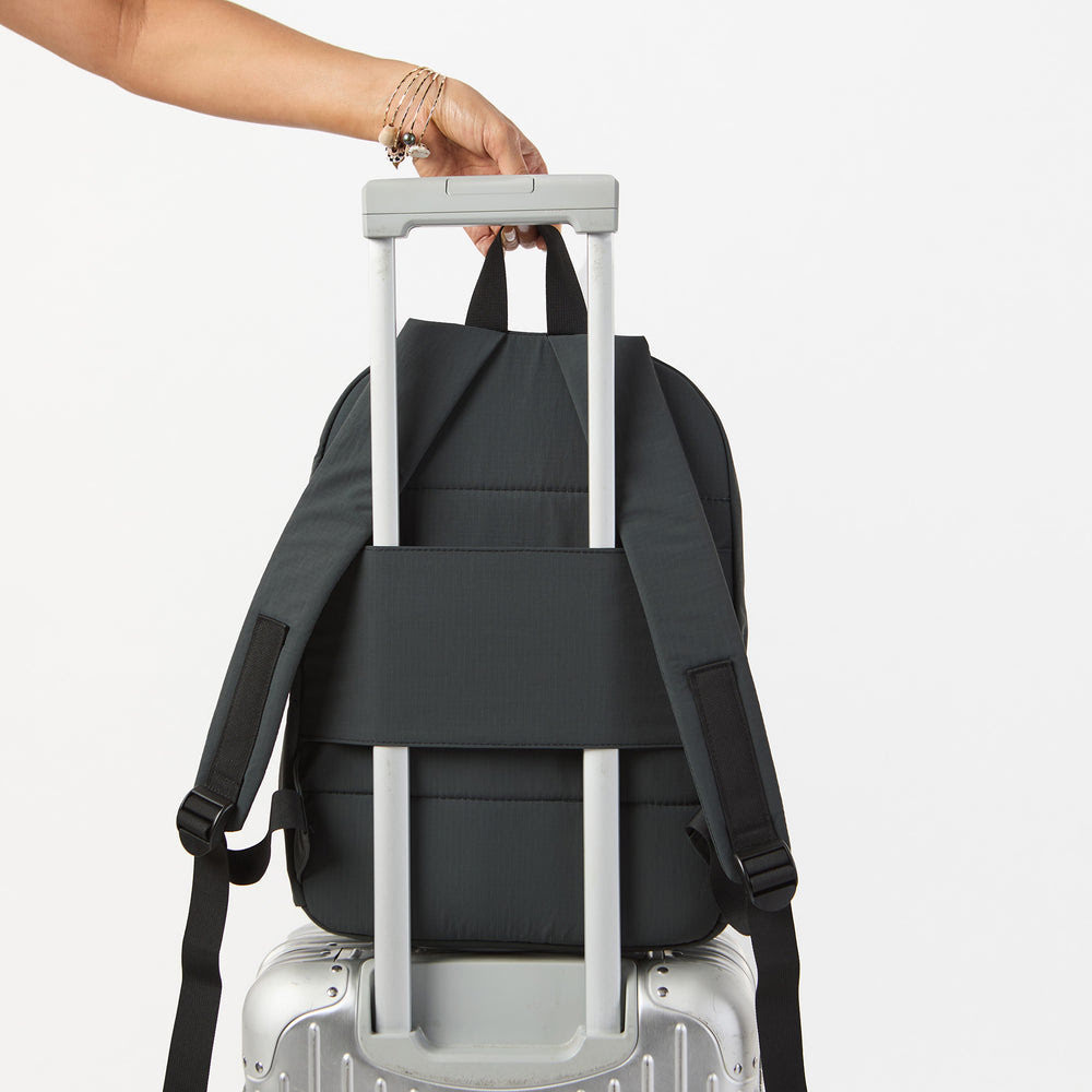 Ripstop Nylon Laptop Backpack - Floral