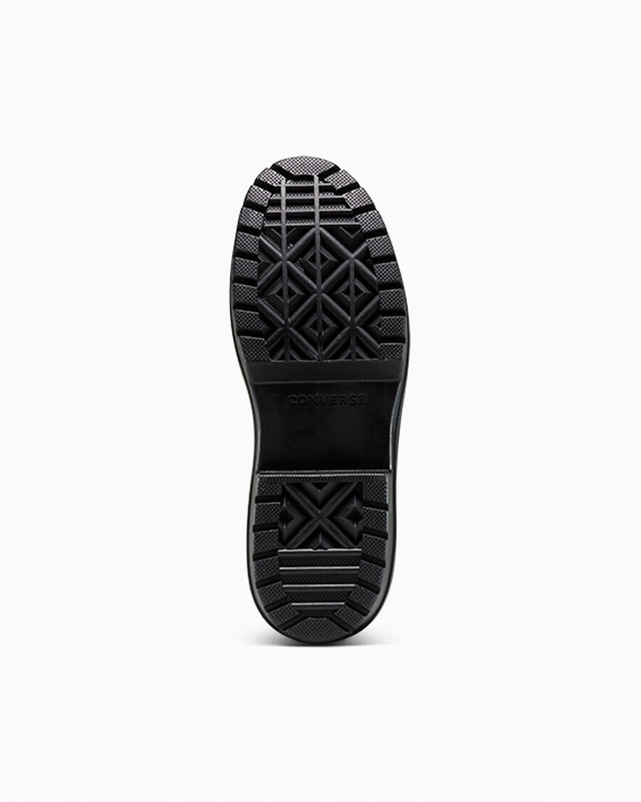 Women's Leather Lug Sole Chelsea Boot - Black - Black/Black/Black