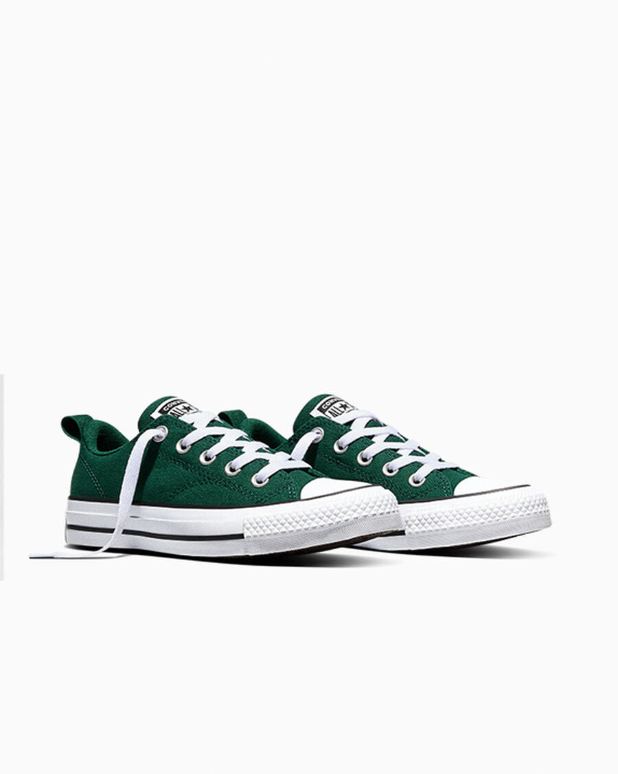 Kids' Canvas Low Top Sneaker - Creeping Forest/White/Black