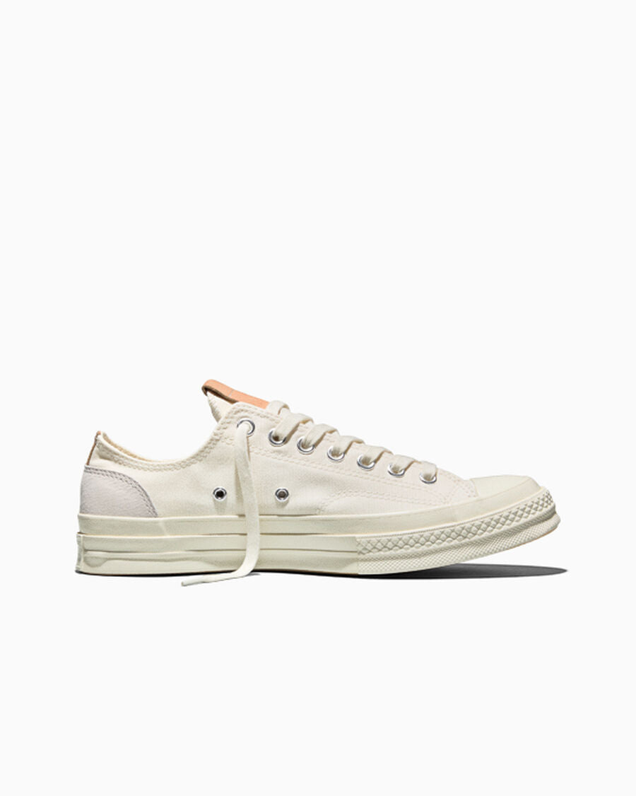Canvas And Suede Low-Top Sneaker