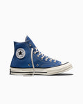 Heavyweight Canvas High Top Sneaker - Black - Armor Blue/Egret/Black