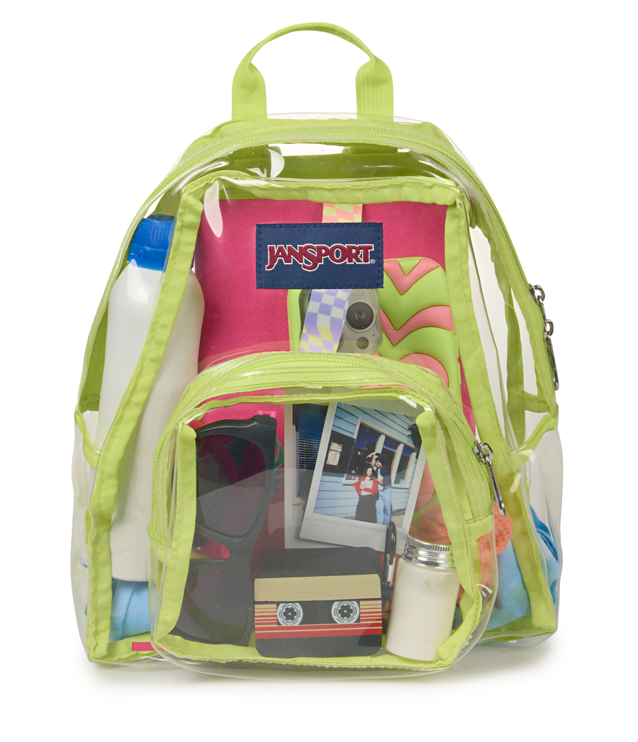 Clear Mini Backpack - Citron Lime