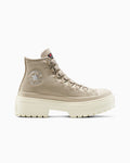Women's Water-Resistant Leather Lug Sole Boot - Papyrus/Papyrus/Egret
