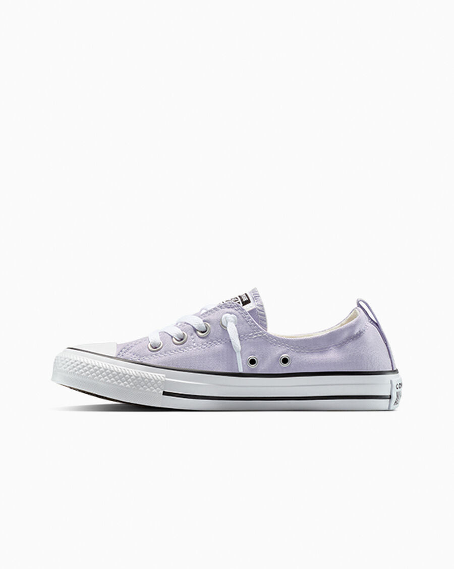 Canvas Slip-On Low Top Sneaker - Black - Pale Amethyst/White/Black