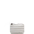 Mini Splash-Resistant Pouch - Black White Stripe