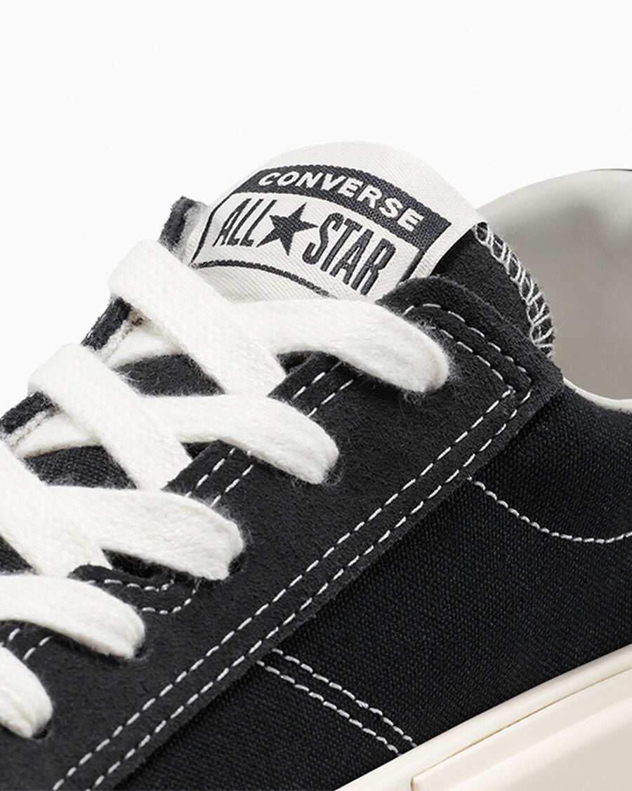 Canvas And Suede Low-Top Sneaker