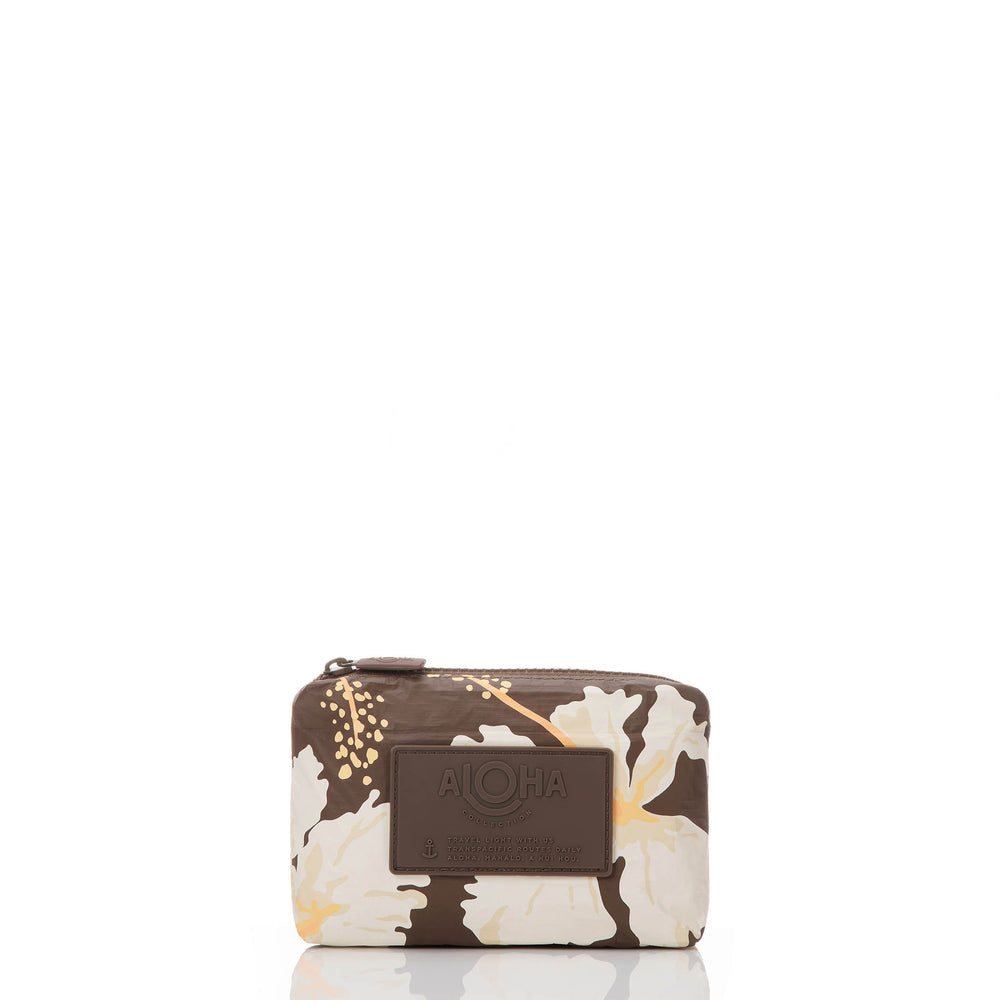 Mini Hibiscus Print Pouch