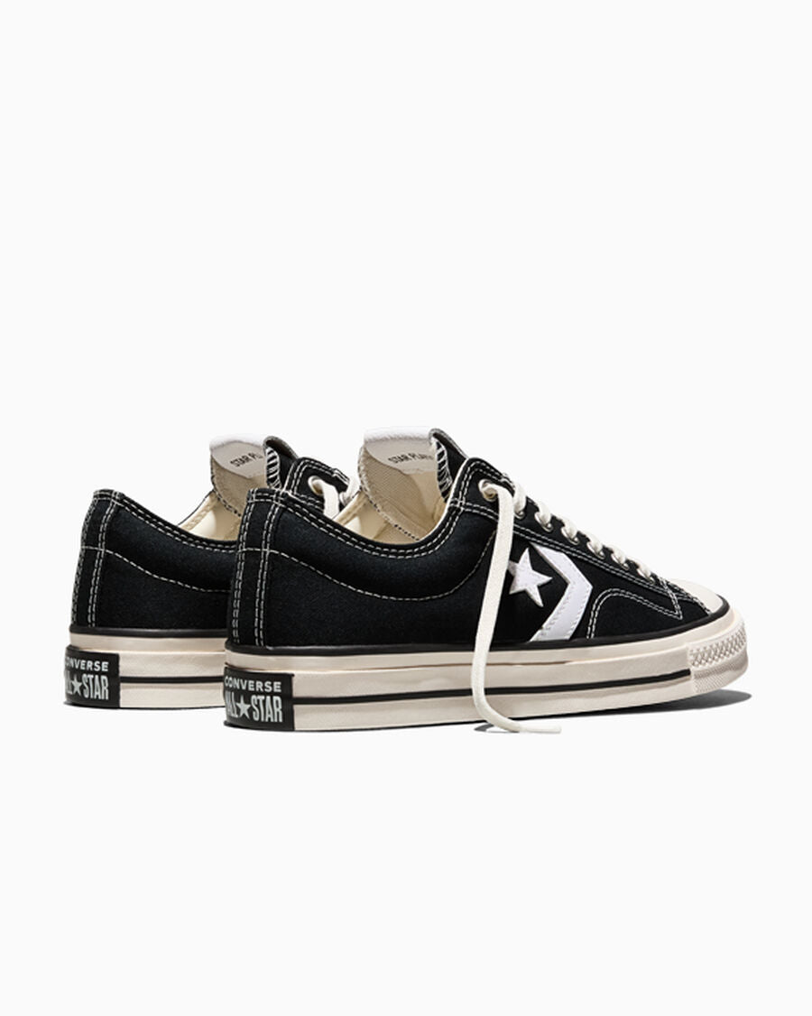 Canvas Skate Low Top Sneaker - Black/Vintage White/Black