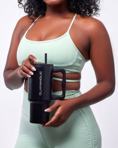 30.4 oz Insulated Stainless Steel Tumbler - Black