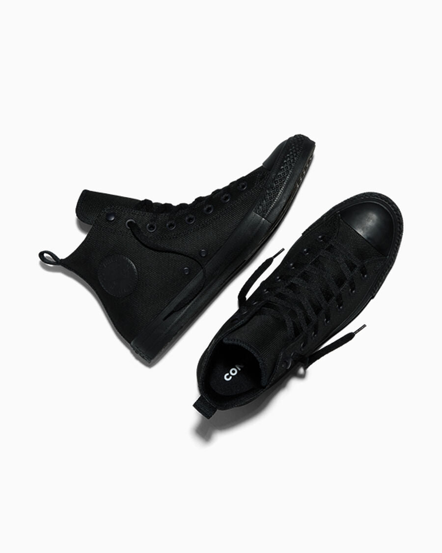 Reinforced High Top Sneaker - Black/Black/Black