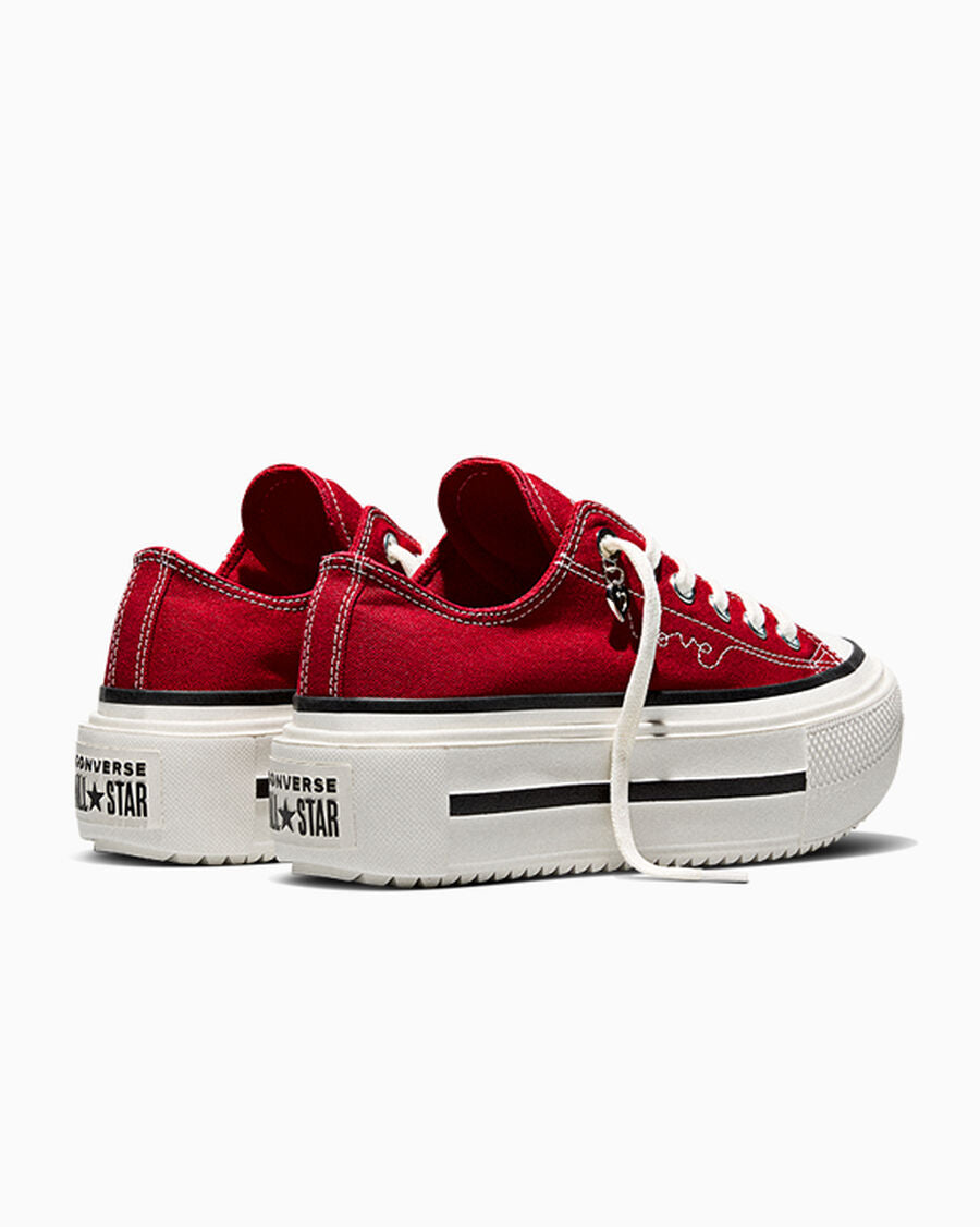 Canvas Platform Low Top Sneaker - Heart