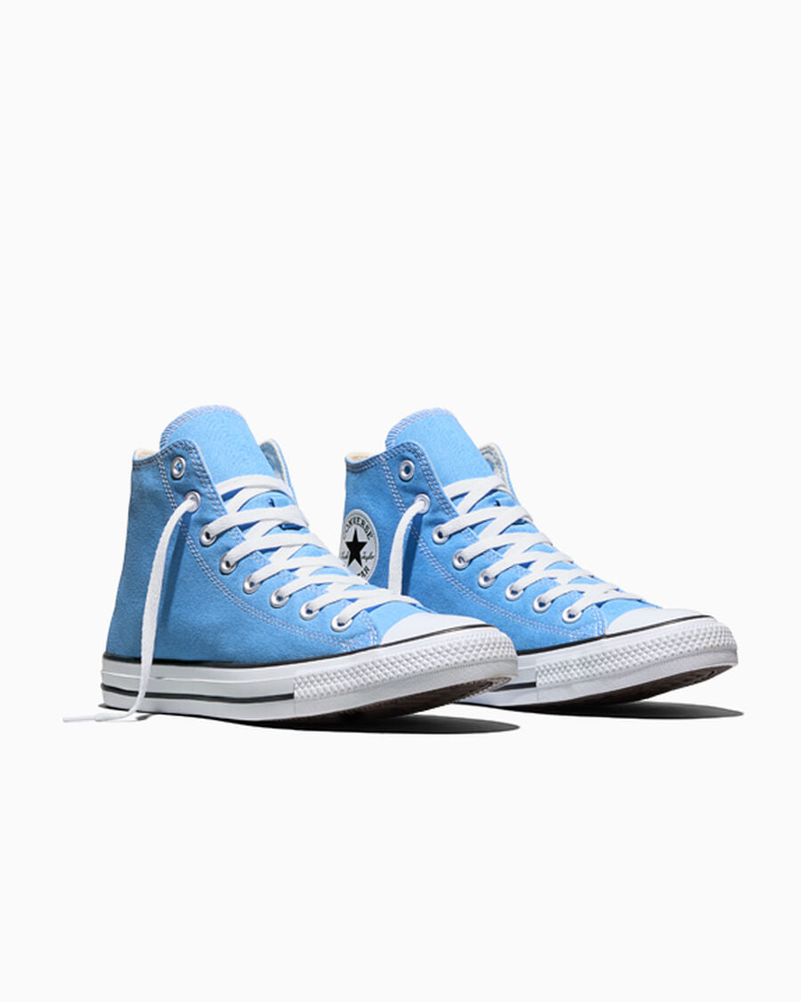 Canvas High-Top Sneaker - Multiple Colors - Lt. Blue