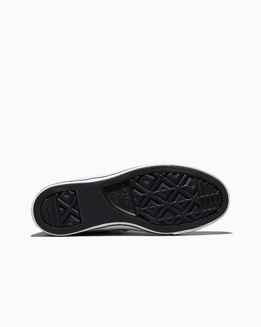 Canvas Mid Top Sneaker - White/White/White