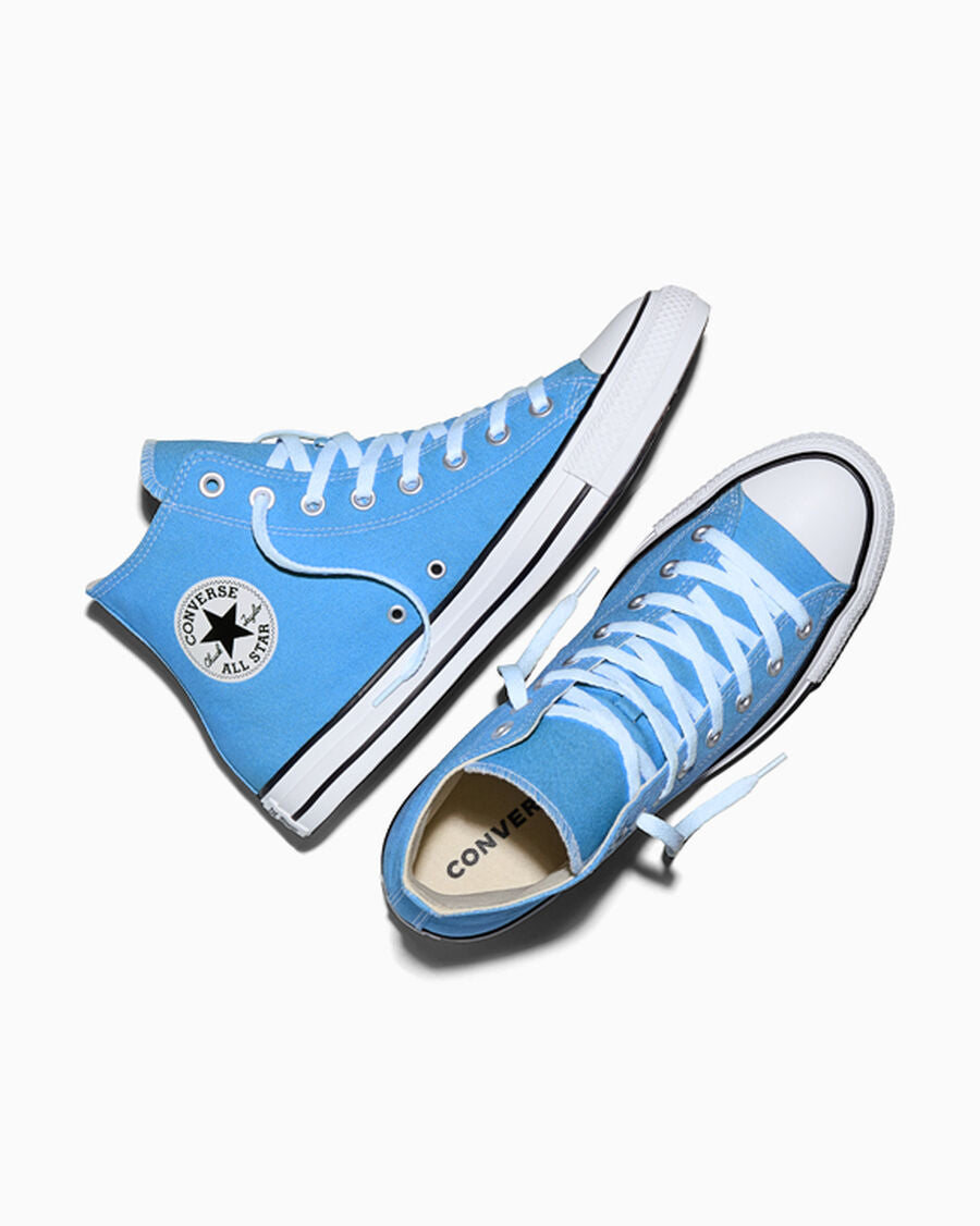 Canvas High-Top Sneaker - Multiple Colors - Lt. Blue