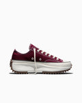 Canvas Platform Low Top Sneaker - Black - Dark Beetroot/White/Black