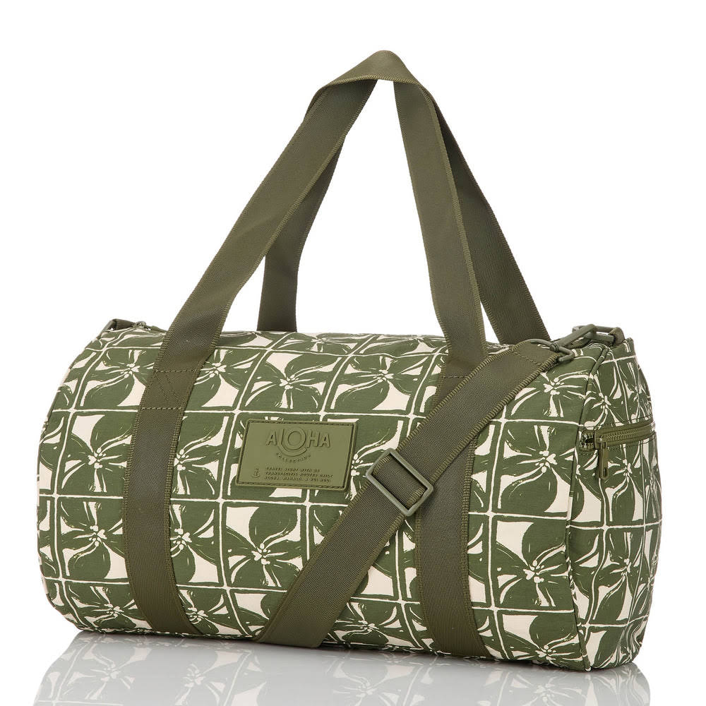 Ripstop Nylon Duffle Bag - Floral Print