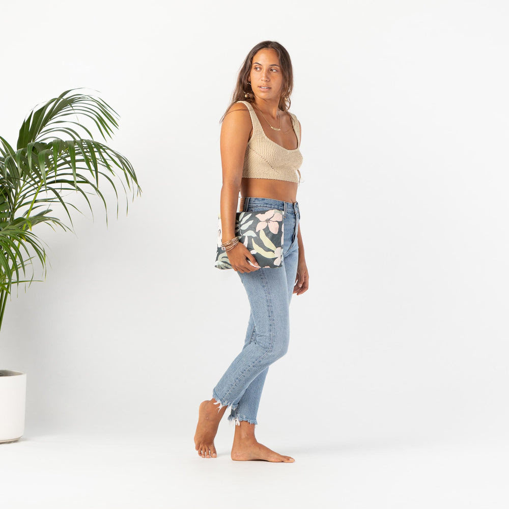 Medium Travel Pouch - Floral Print