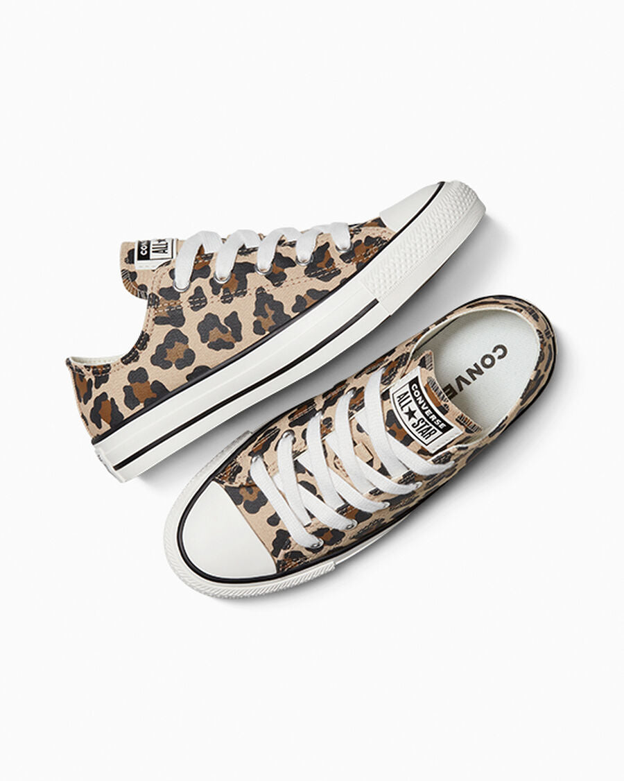 Canvas Low-Top Sneaker - Leopard Print