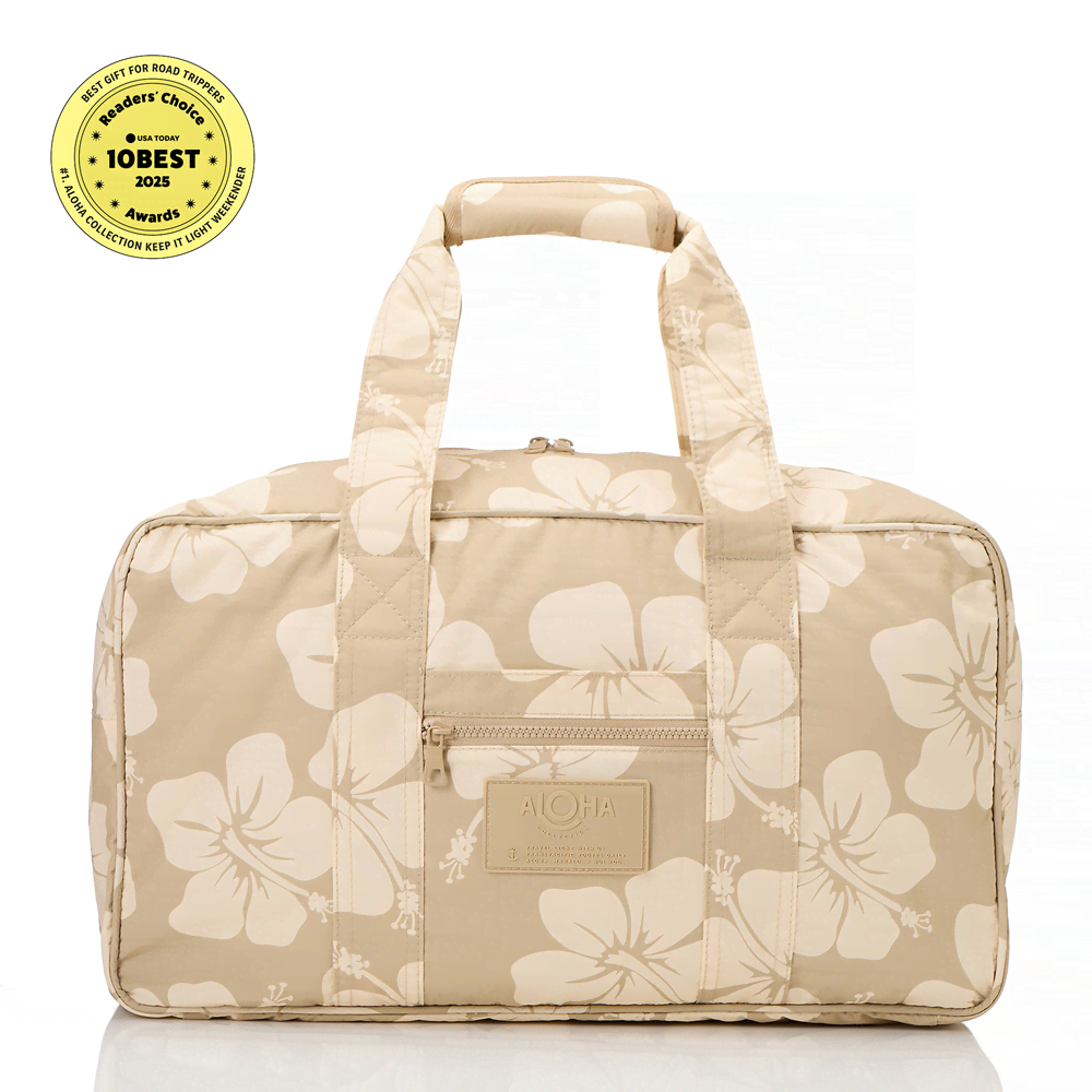 Ripstop Nylon Weekender Bag - Floral