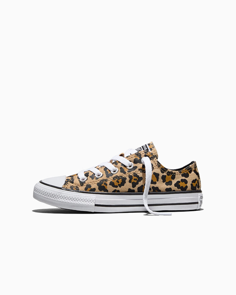 Canvas Low-Top Sneaker - Leopard Print