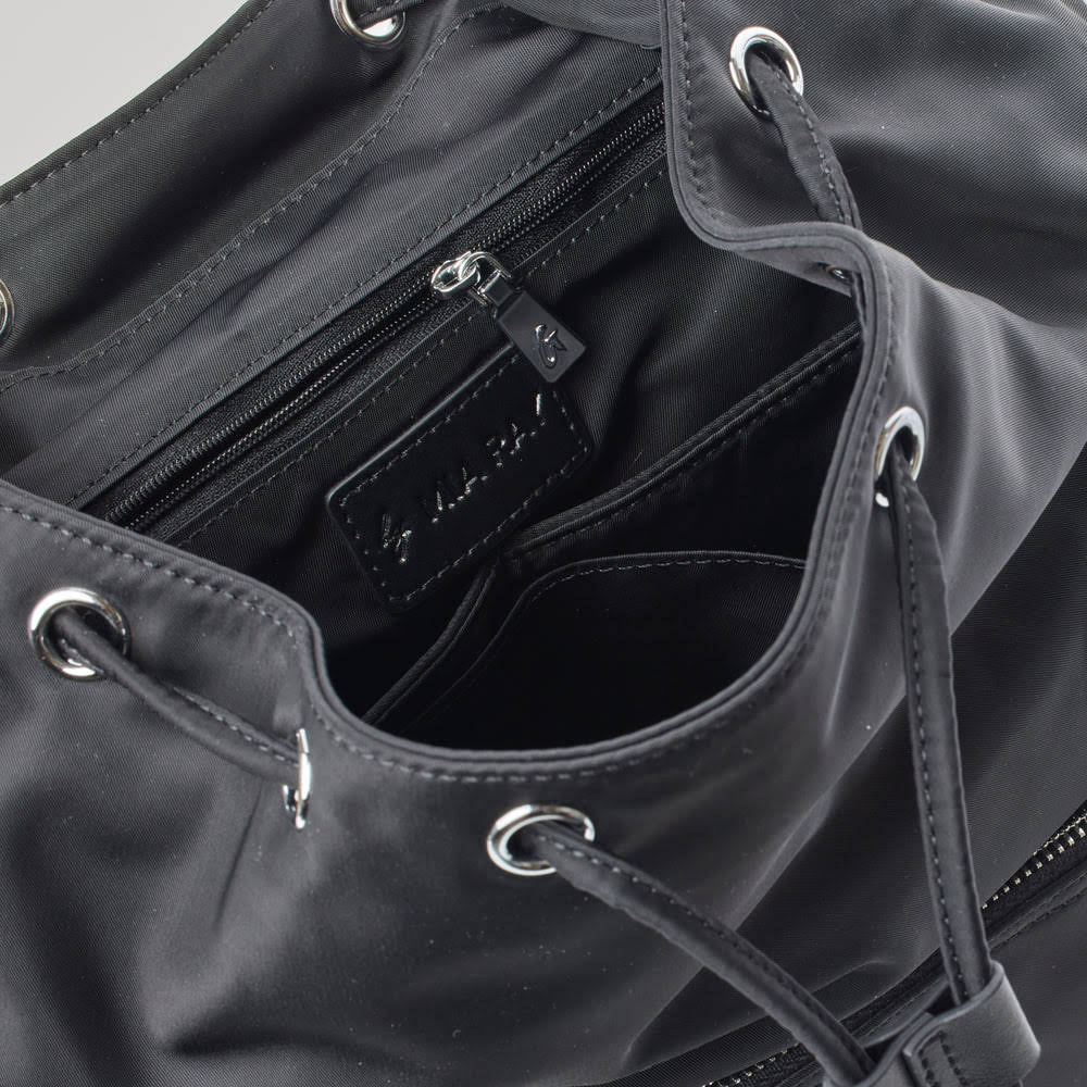 Nylon Backpack - Black