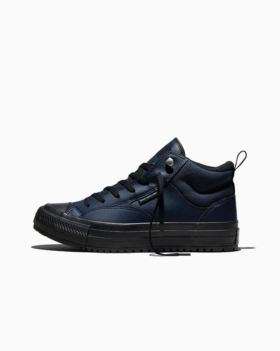 Water-Repellent Mid-Top Boot - Obsidian/Black/Black