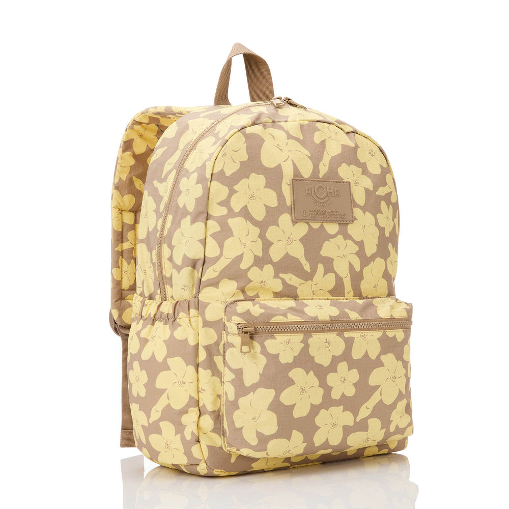 Ripstop Nylon Laptop Backpack - Floral
