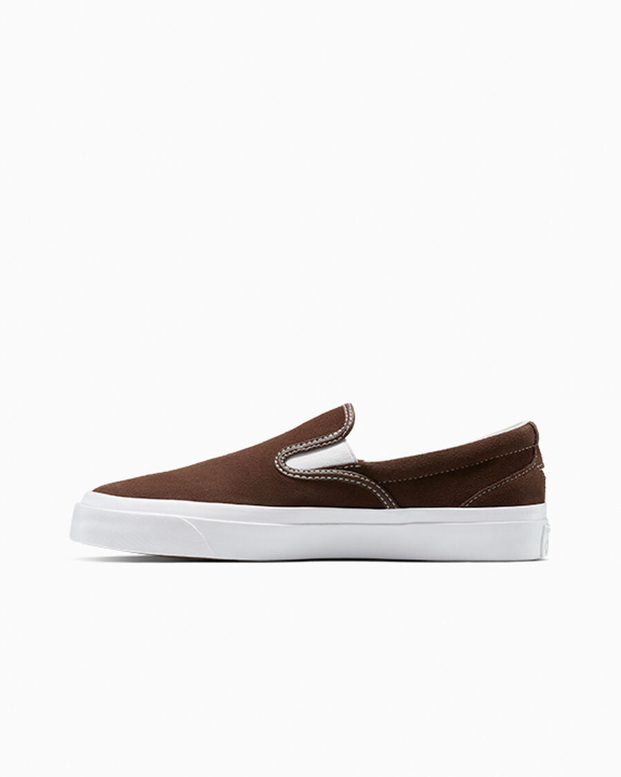 Suede Slip-On Skate Low Top Shoe