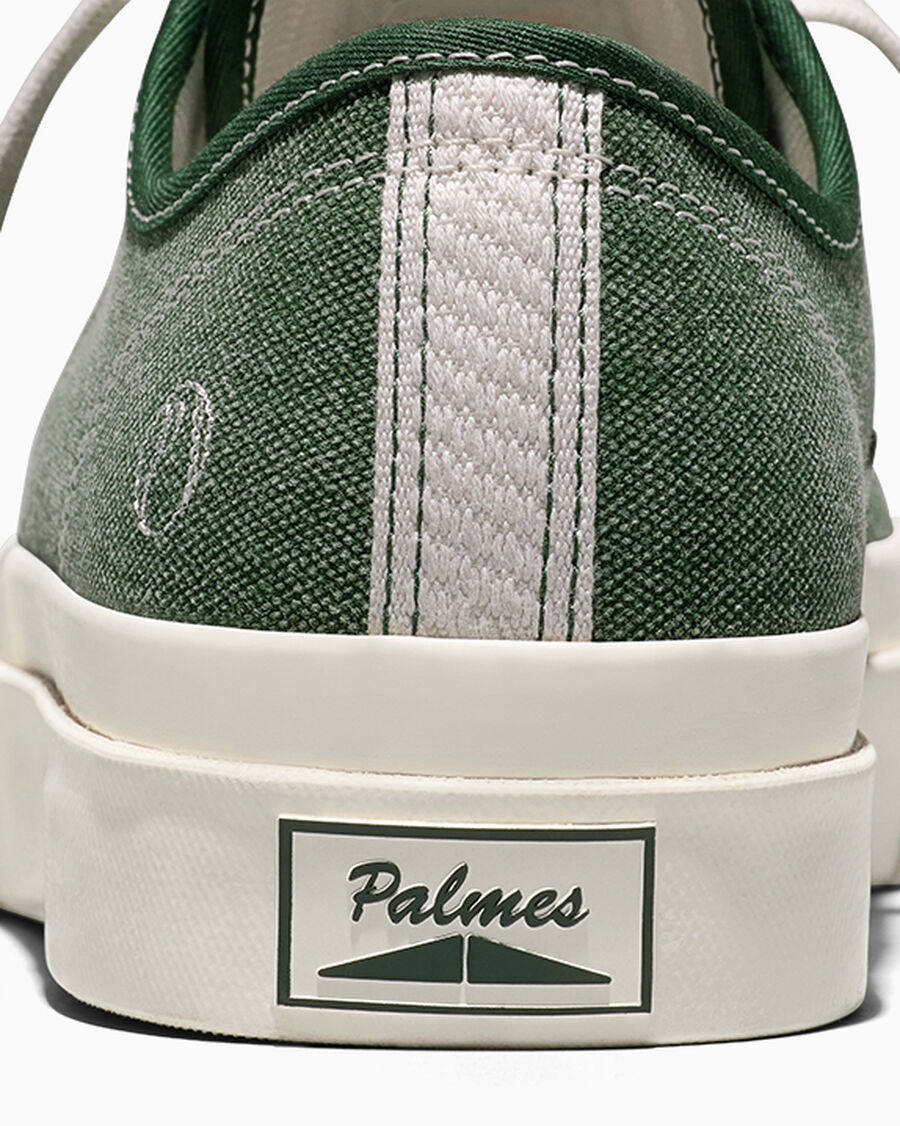 Coated Canvas Low-Top Tennis Sneaker
