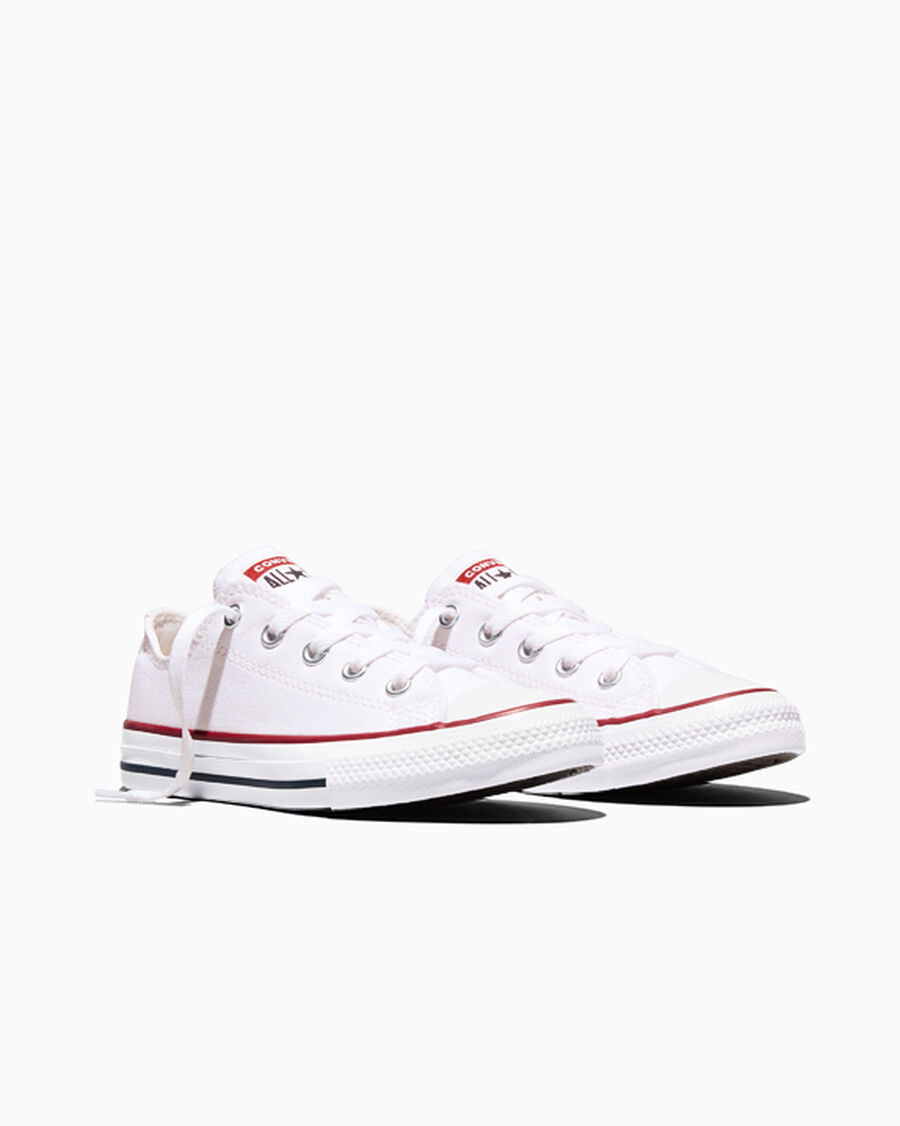 Kids Canvas Low-Top Sneaker - Multiple Colors - Optical White