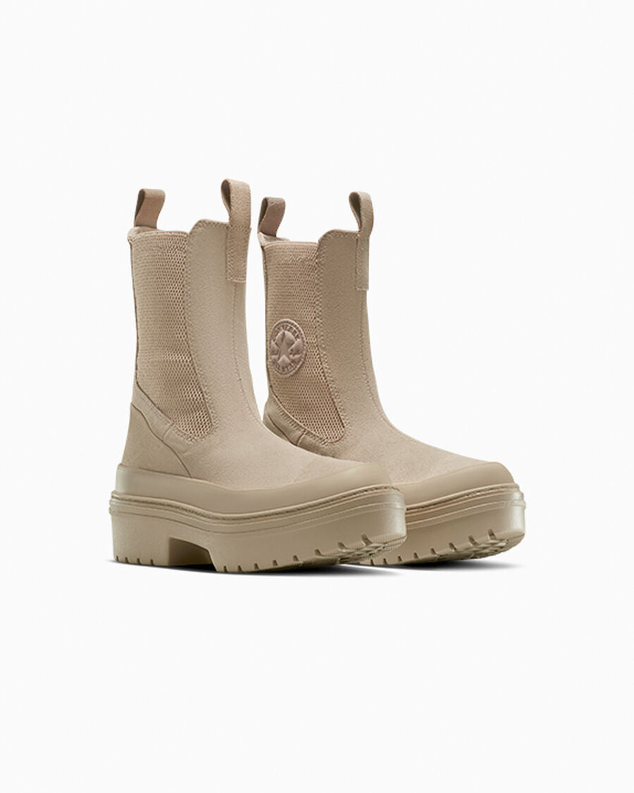 Women's Leather Lug Sole Chelsea Boot - Black - Vintage Cargo/Vintage Cargo