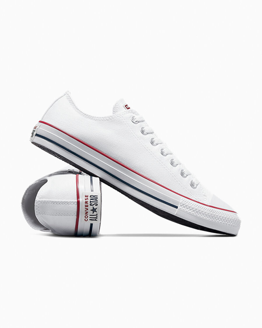 Canvas Low-Top Sneaker - Multiple Colors - Optical White