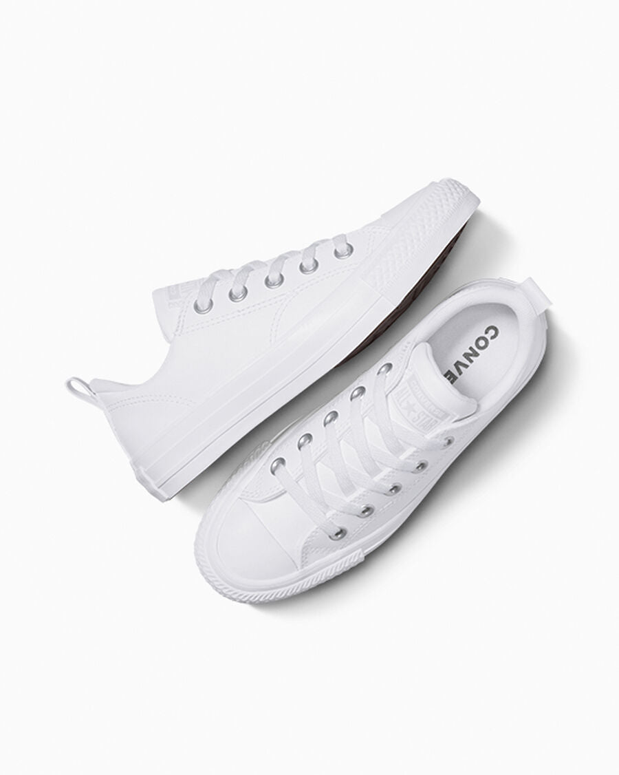 Leather Padded Low Top Kids Sneaker
