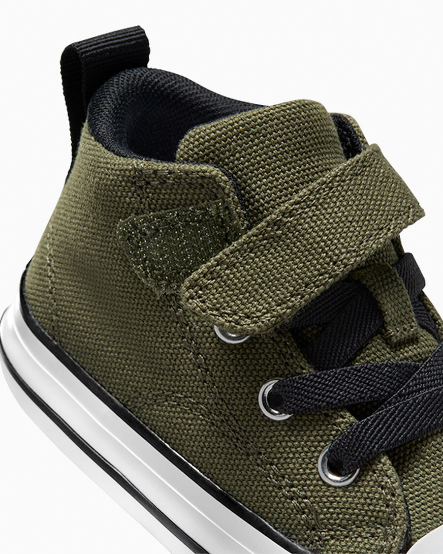 Toddler Canvas Strap Mid Top Shoe