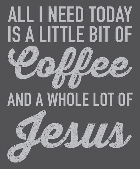 COFFEE & JESUS TANK TOP