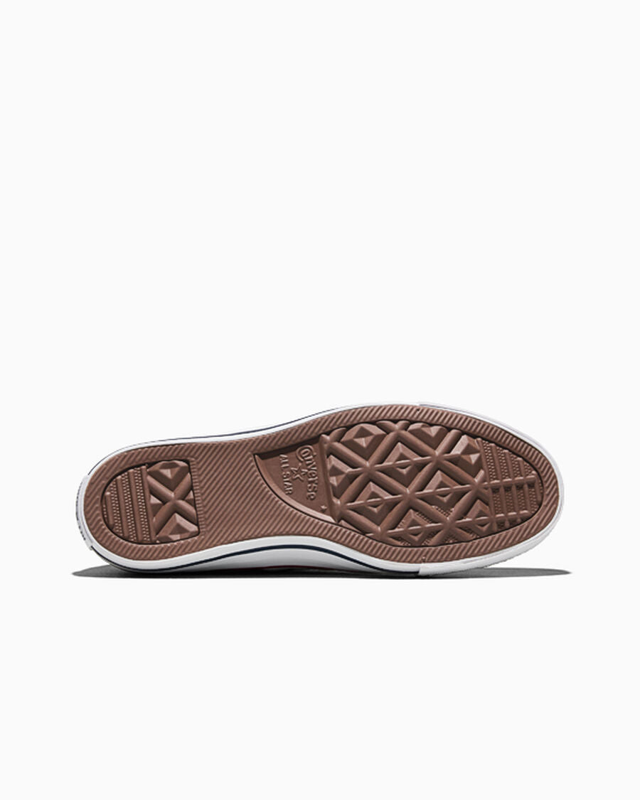 Leather Low Top Sneaker - Black - White