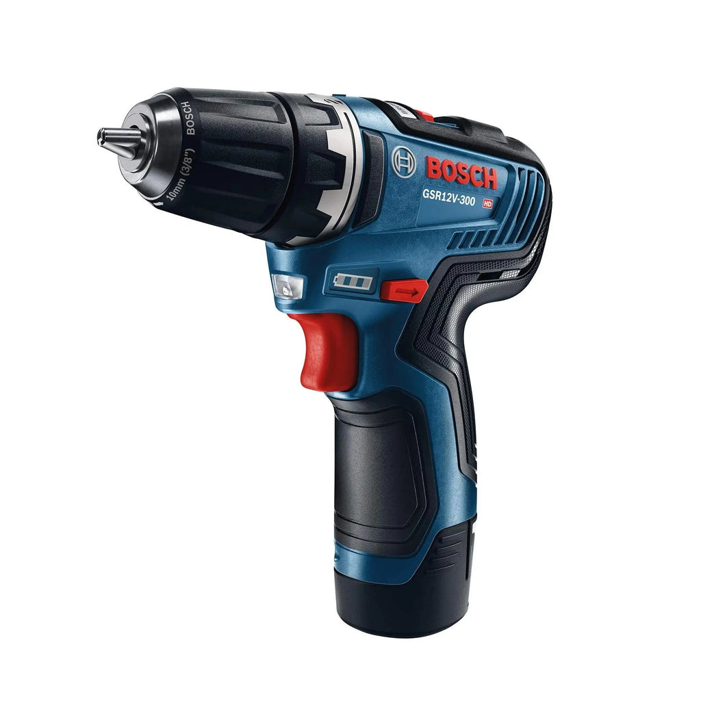 BOSCH 12V Max Cordless Drill/Driver And Impact Driver Combo Kit With 2 Batteries, Charger And Case - CLPK22-120
