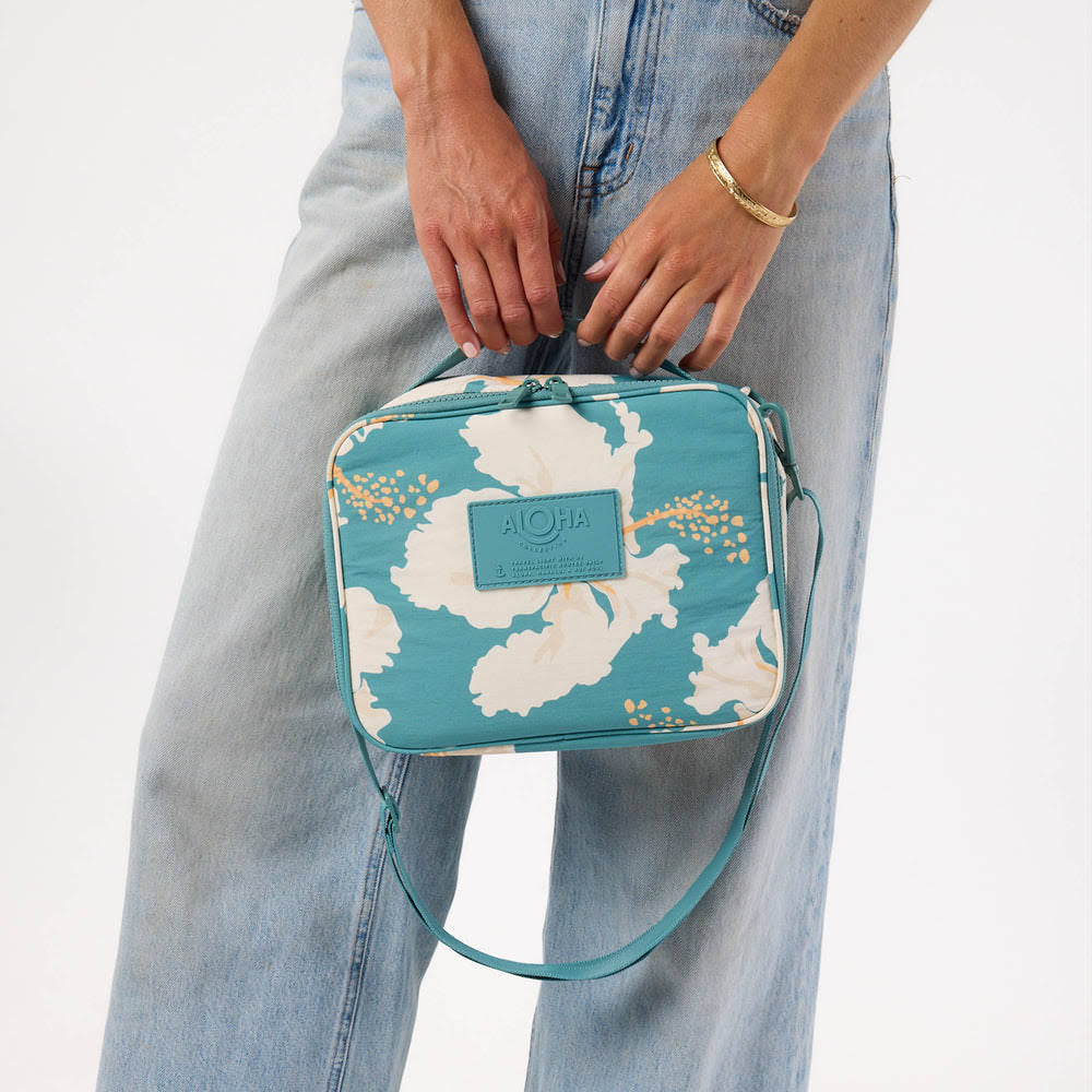 Insulated Ripstop Nylon Lunch Bag - Floral