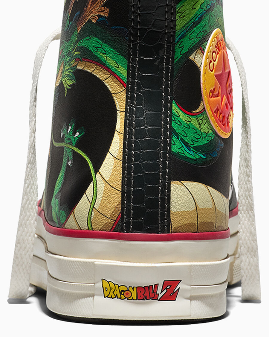 Leather Graphic High Top Sneaker